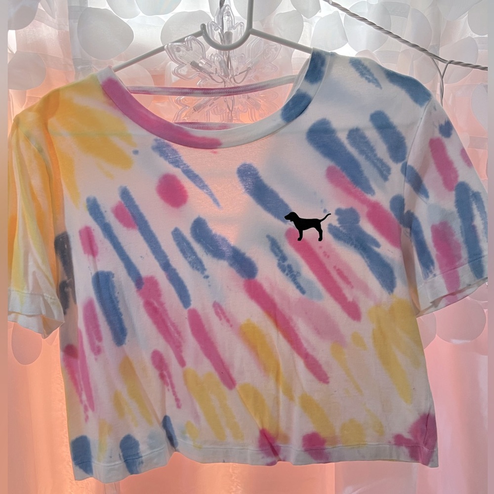 Victoria Secret’s Pink Tie Dye Crop top